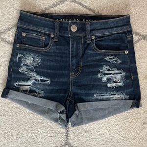 American Eagle High-Waisted Denim Short